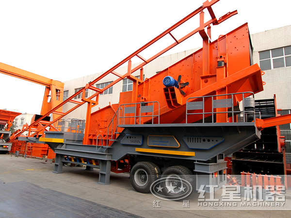 車載磕砂設備搭反擊式破碎機 車載磕砂設備搭反擊式破碎機