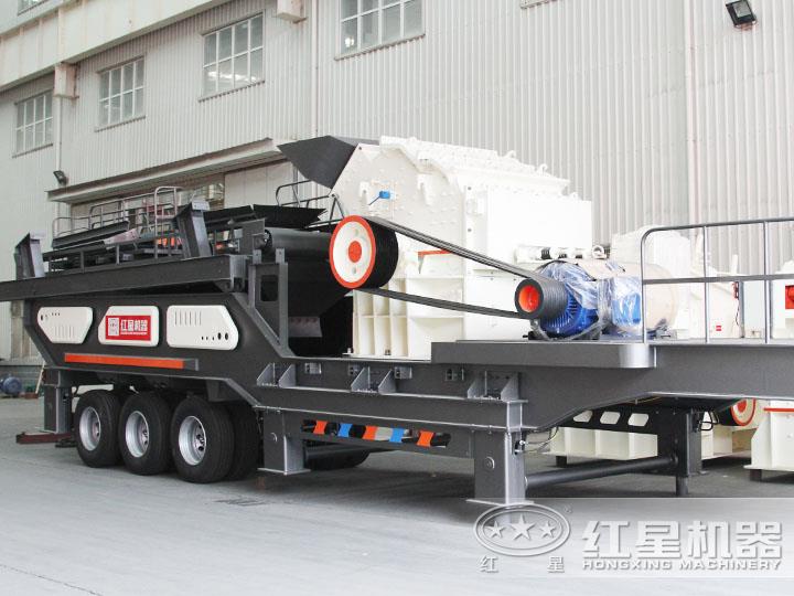 移動式細碎機能夠對不同硬度的物料進行細碎加工，效能高節能