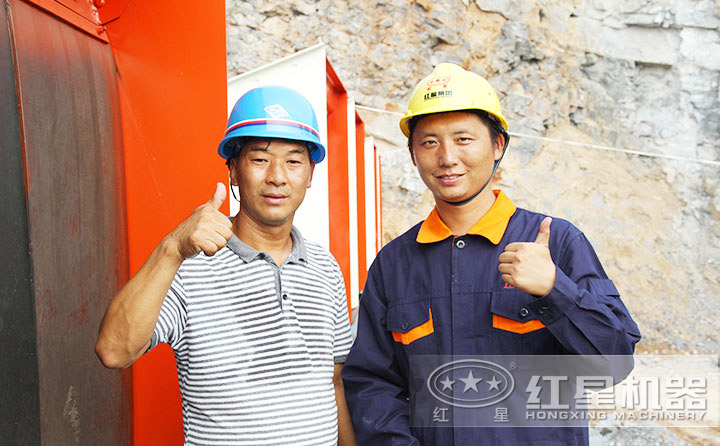 紅星時(shí)產(chǎn)量150噸車載破碎制砂匠心造，廠家提供現(xiàn)場安裝