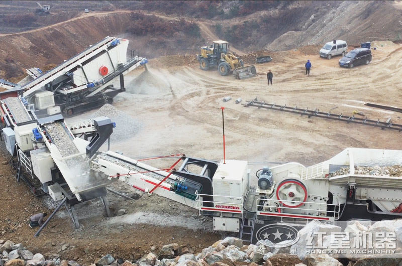 河南履帶移動破碎機作業現場 河南履帶移動破碎機作業現場