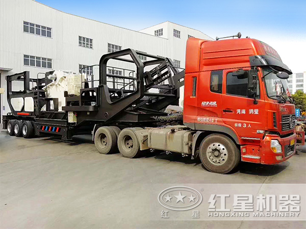 時產(chǎn)200噸廢鋼渣移動破碎機直接發(fā)往客戶現(xiàn)場 時產(chǎn)200噸廢鋼渣移動破碎機直接發(fā)往客戶現(xiàn)場