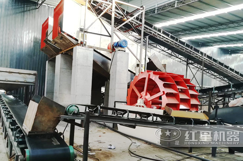 洗沙機生產現場圖 洗沙機生產現場圖