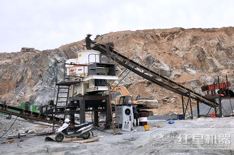 立式破碎機工作現場實拍圖 立式破碎機工作現場實拍圖