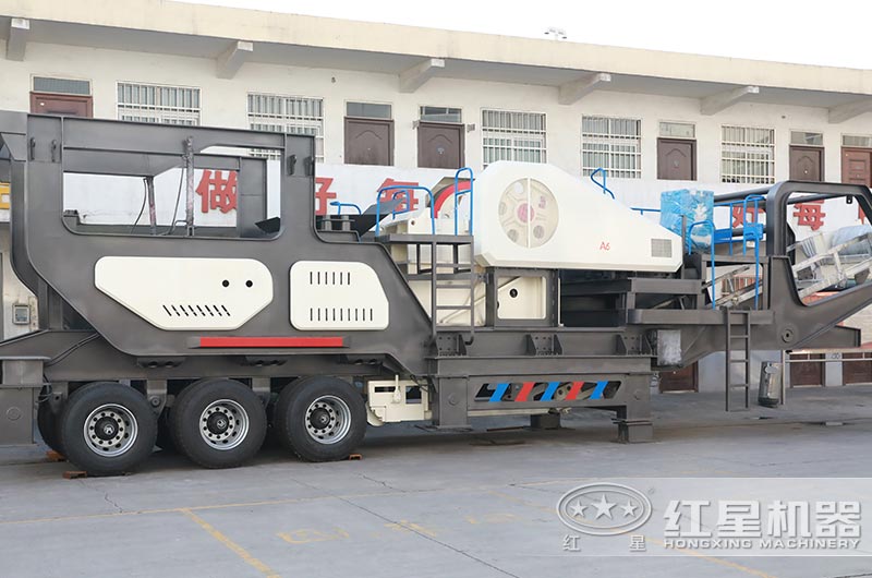 粗碎輪胎移動破碎站圖片 粗碎輪胎移動破碎站圖片