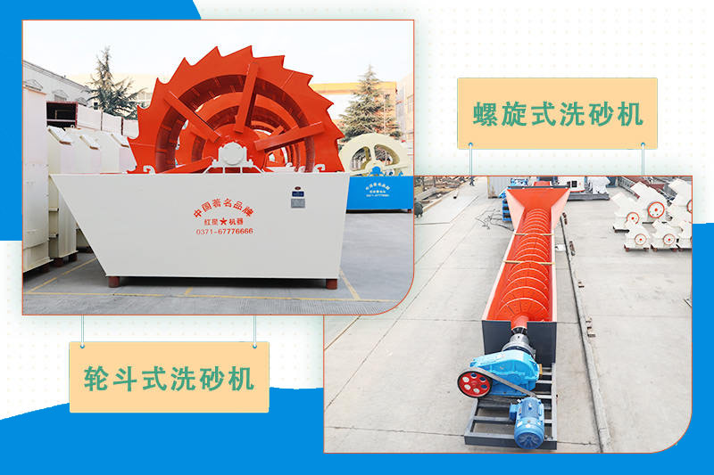 兩種常用洗砂機(jī) 兩種常用洗砂機(jī)