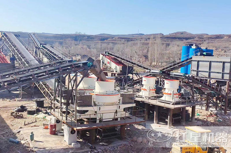 機制砂加工生產(chǎn)客戶現(xiàn)場 機制砂加工生產(chǎn)客戶現(xiàn)場